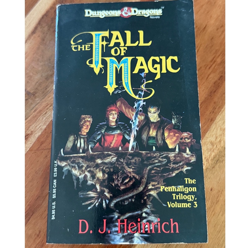Dungeons & Dragons The Fall of Magic D.J. Heinrich Penhaligon Trilogy Vol 3 1993
